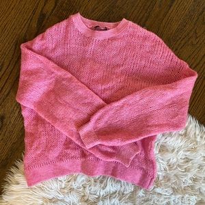 BERSHKA pink sweater